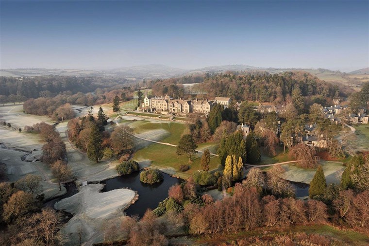 Aerial image of Bovey Castle
