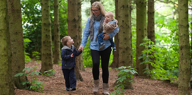 Family fun at Drum Castle <span style='font-size:8px;'> ® The National Trust for Scotland </span>
