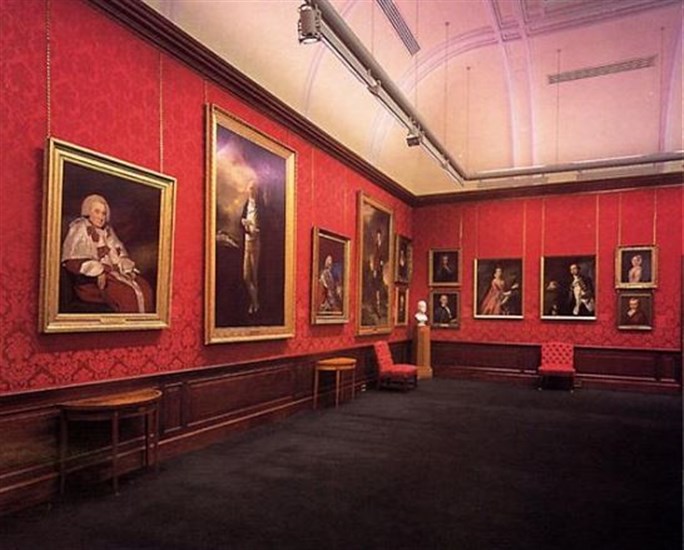 The Raeburn Room at the Portrait Gallery accredited to Scottish National Portrait Gallery 