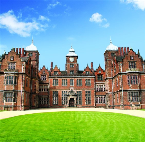 Aston Hall East Front <span style='font-size:8px;'> credited to Birmingham Museums Trust </span>