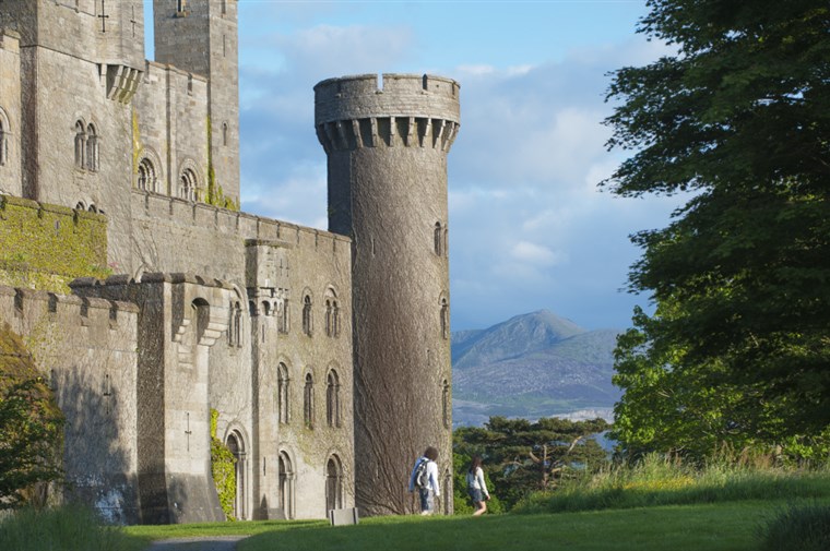 Visitors at Penrhyn Castle, Gwynedd, North Wales <span style='font-size:8px;'>®National Trust Images/Paul Harris</span>