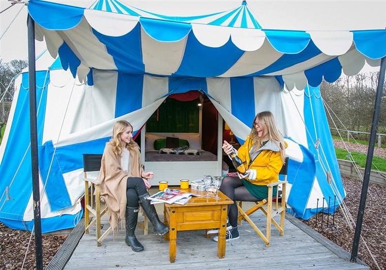 Knight's Glamping at Leeds Castle