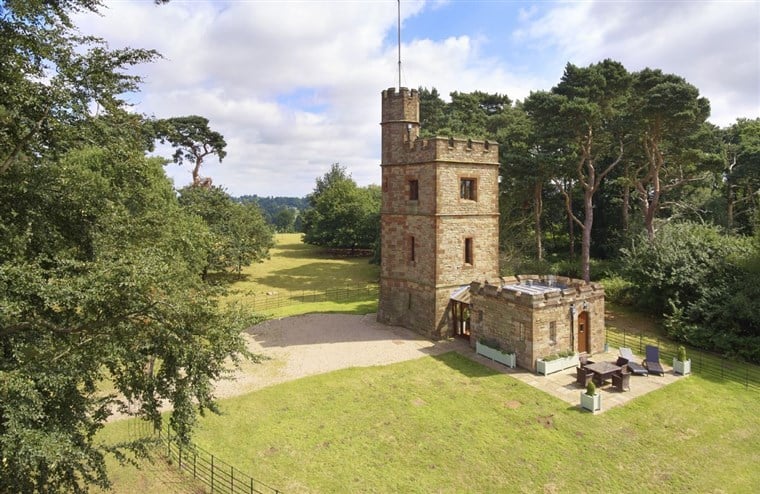 The Knoll Tower, Weston-under-Lizard, Shifnal, Shropshire, England
