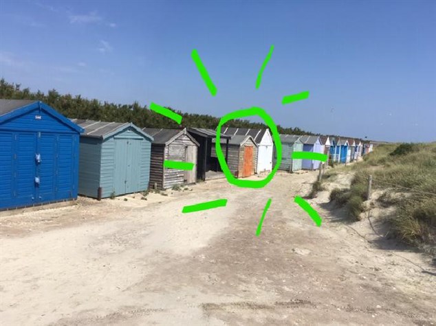 Our Beach Hut is near the end of West Wittering Beach