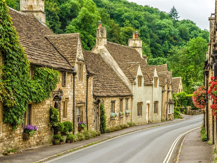Local Cotswold village