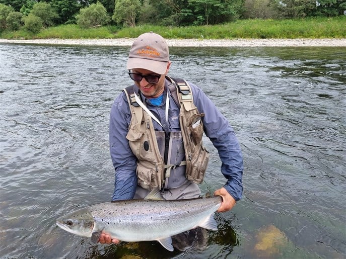 18lb Salmon with Neil Mitchell at Park in July 2023