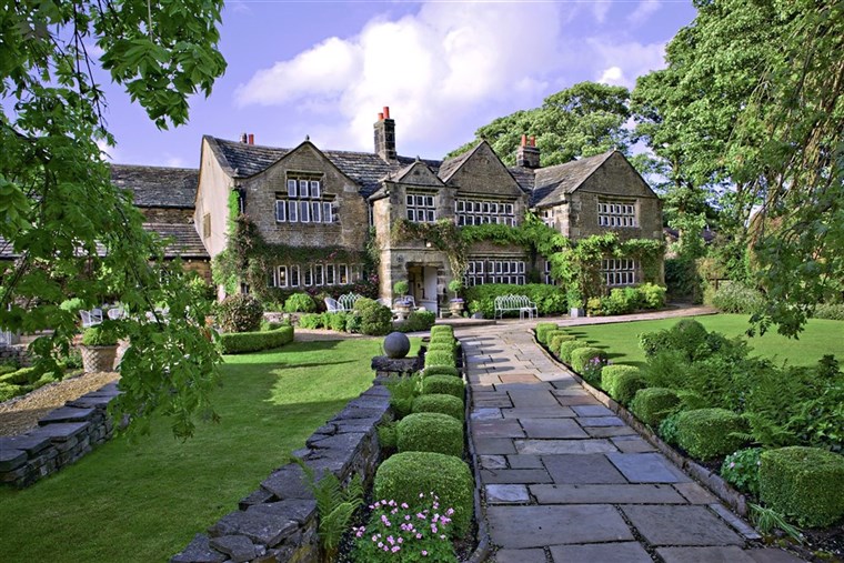 The exterior of Holdsworth House overlooking the private gardens
